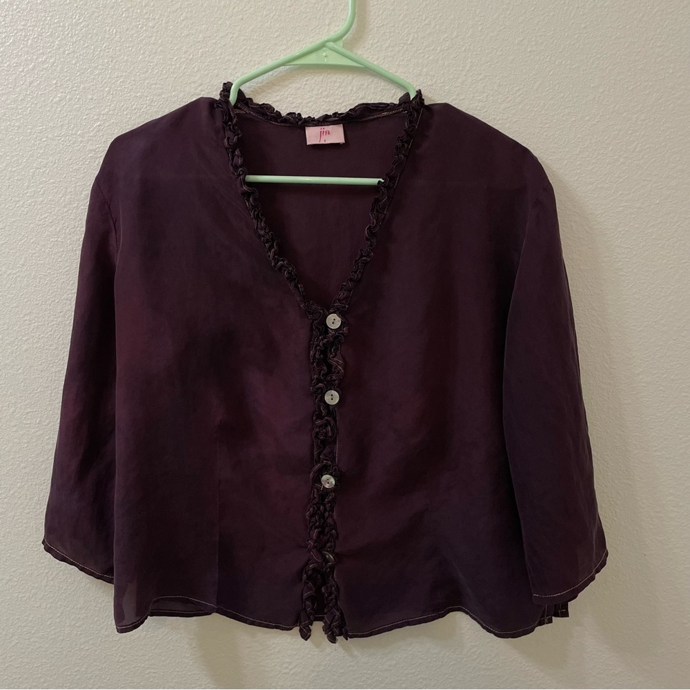 Jiva blouse purple juniors 1